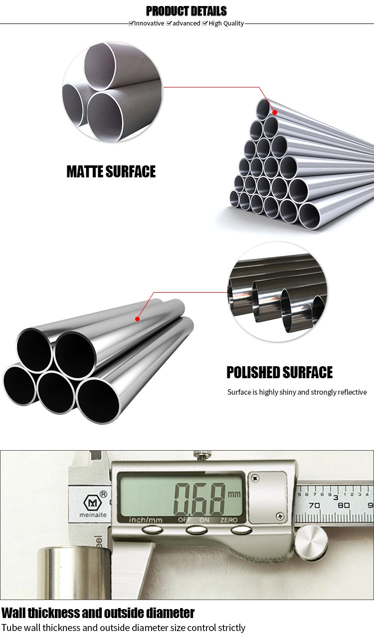 ASTM AISI 304 Large Diameter Thick Wall Stainless Steel Pipe Tube